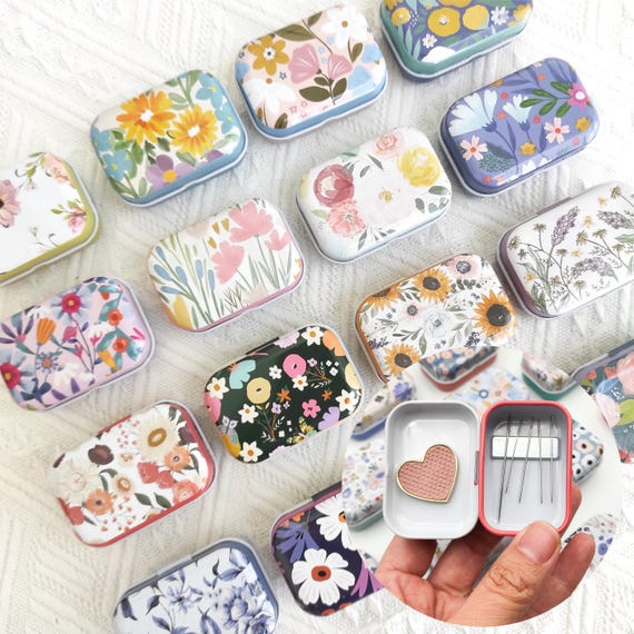 Magnetic Needle Storage Case 3color Rectangle Magnetic Needle Keeper Cross Stitch Sewing Knitting Pin Holder Case