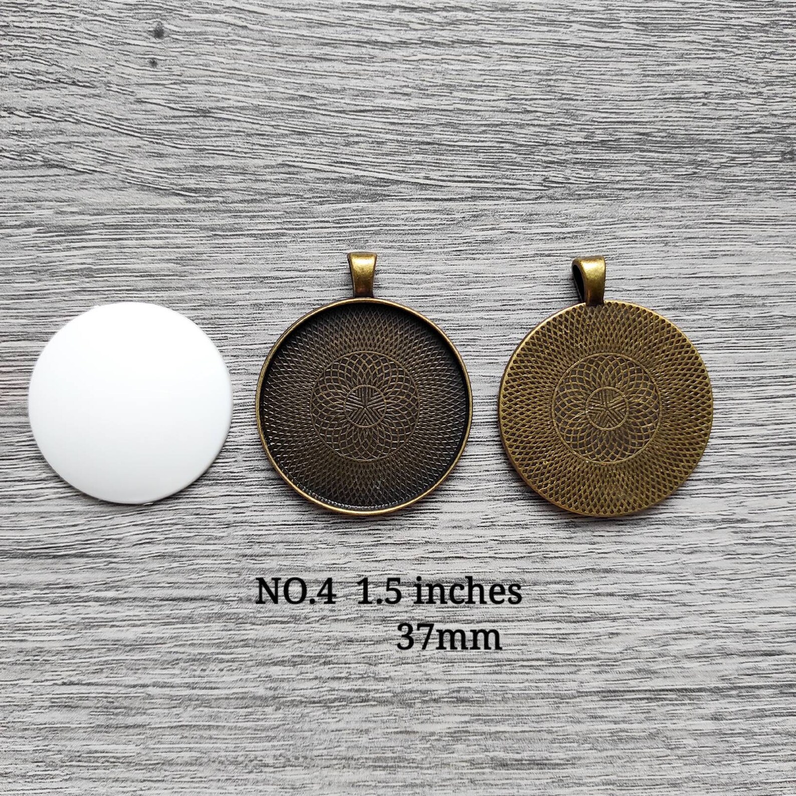 Large blank pendantRound blank embroidery pendant Embroidery Etsy