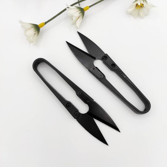 Black Embroidery Snips - Thread Snips - Approx. 4 x 3/4 - Small