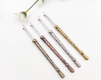 Elegant Engraved Seam Ripper in Vintage Style - Sewing Essential