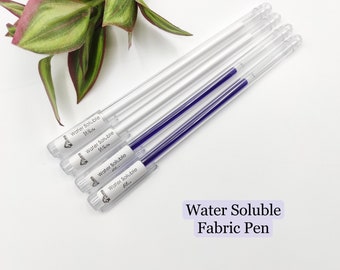 Water Soluble fabric pen, Water Erasable Pen
