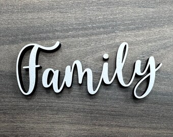 Family room sign, Home wall decor, living room decor, photo gallery sign, bedroom wall decor, memories wall sign laser cut wood sign #WS09