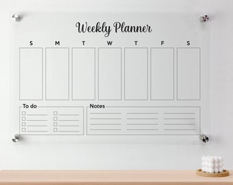 Custom Acrylic Wall Planner, Family Calendar, Memo Board