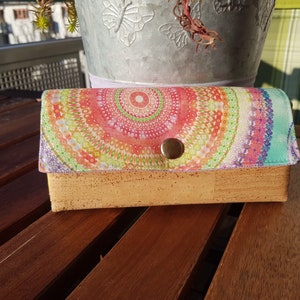 Geldbeutel buntes Mandala