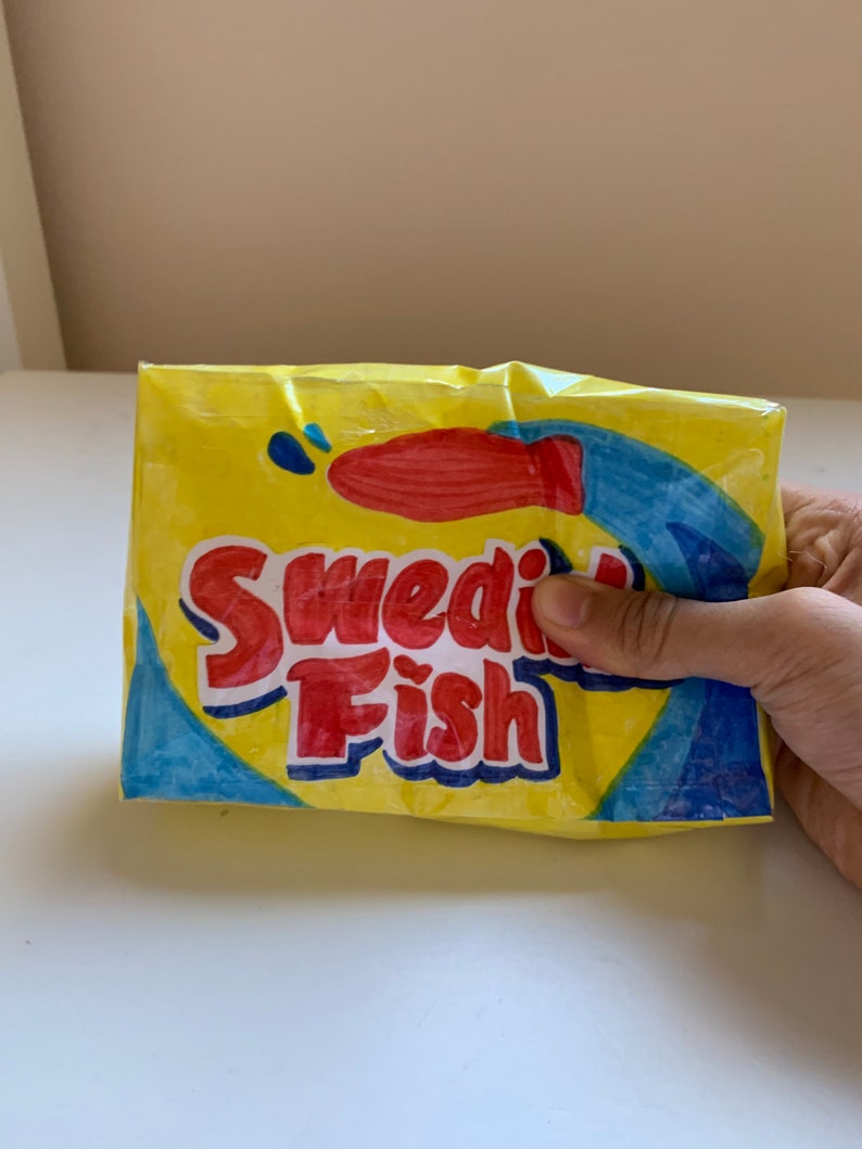 Swedish Fish Candy Paper Squishy | Etsy