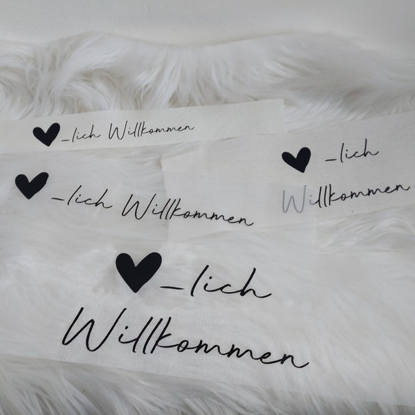 Personalisierter Stoffbanner für DIY Trockenblumenringe Türkränze Wandkranz Trockenblumenkranz