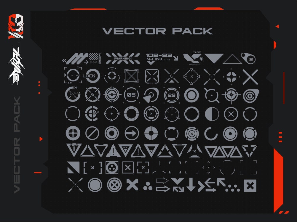 Racing Game UI Pack, 2D Icons