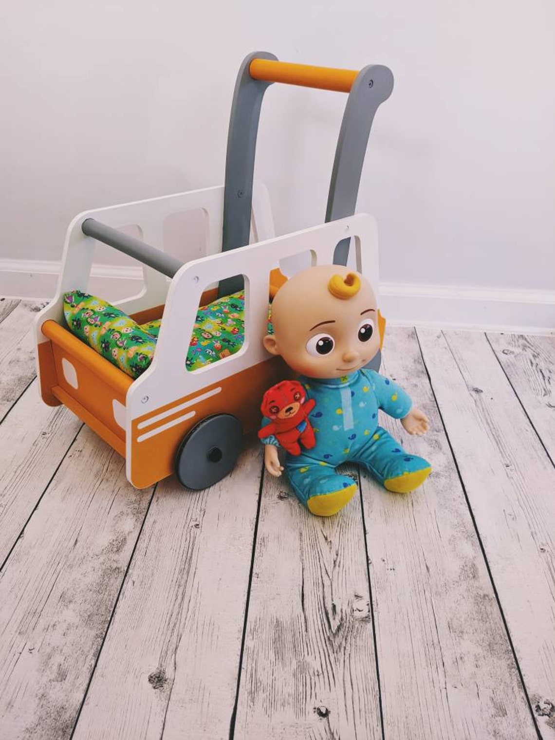 party / / push cart / wooden stroller / Etsy