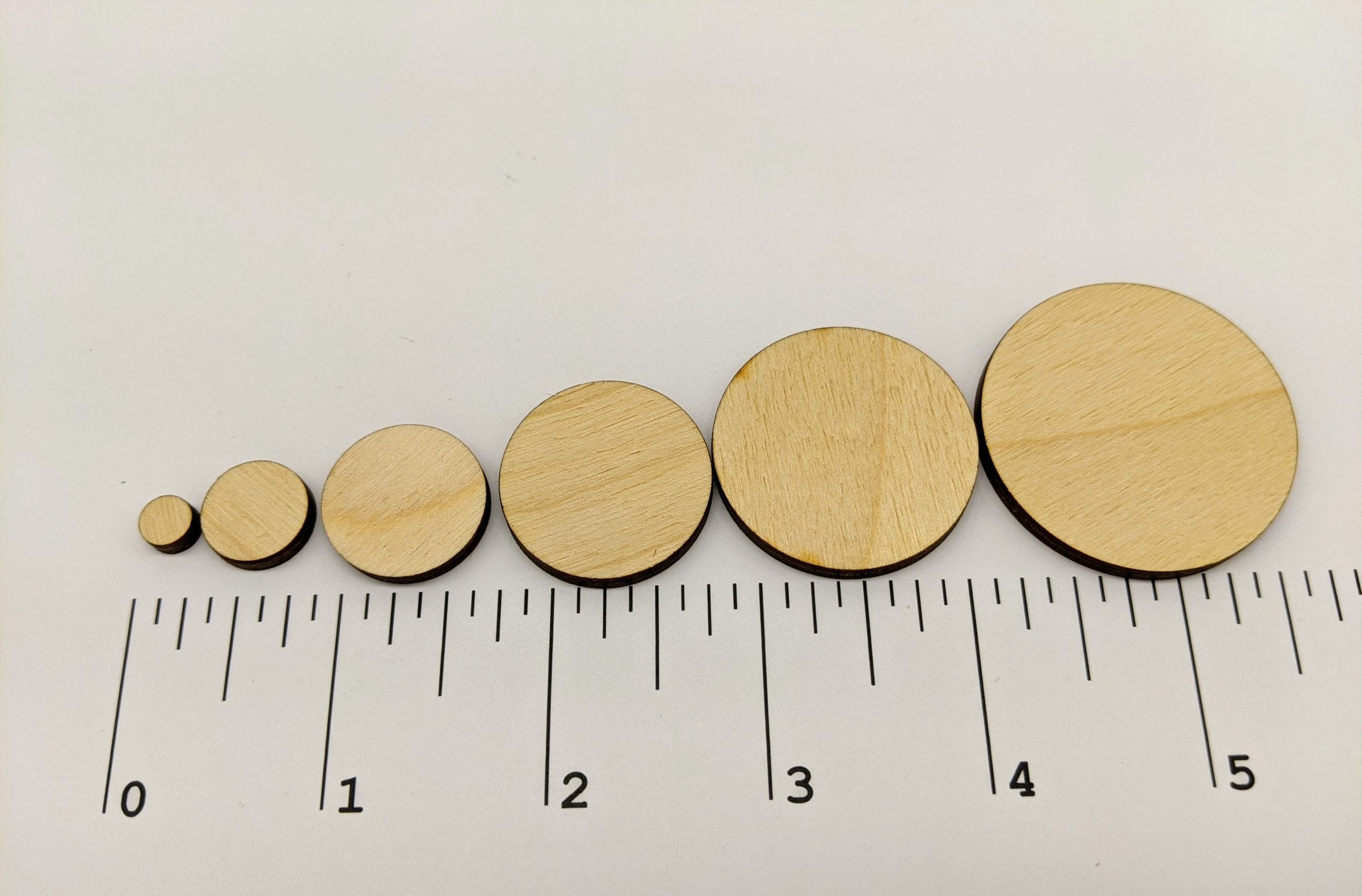 Urbalabs Wood Circles 12 Inch 1/4 Inch Thick Birch Plywood Discs Ply Wood  Circles Unfinished Wood Circular Wood Pieces Laser Cut Wood Tree Circle Wood  Sign Blank Plywood Circles Made in USA (