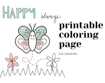 Coloring Page PDF Downloadable and Printable children’s