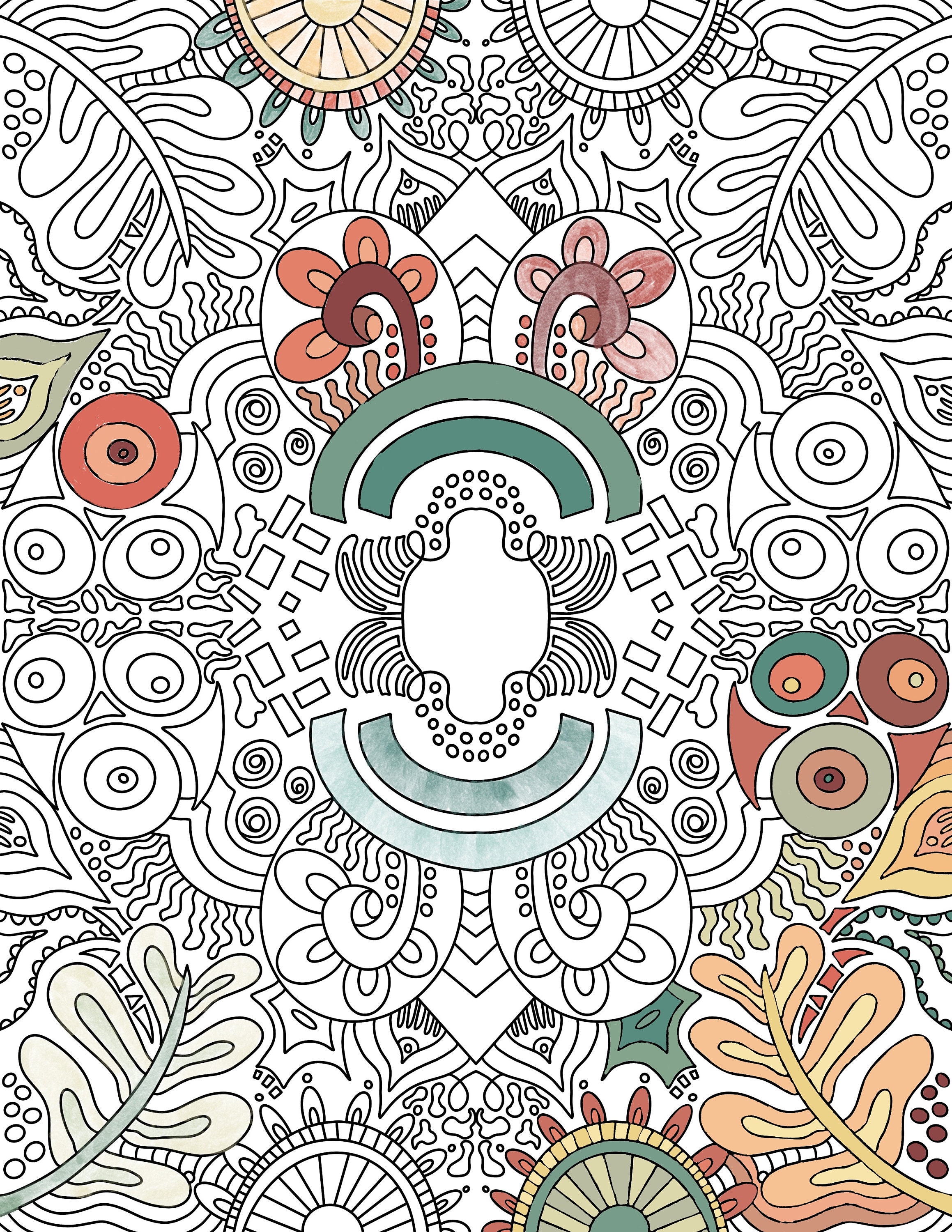 Coloring Page PDF Download and Printable - Etsy