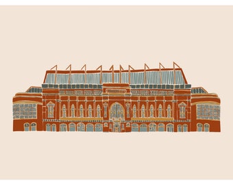 Print of Glasgow Rangers Ibrox Gift Valentines