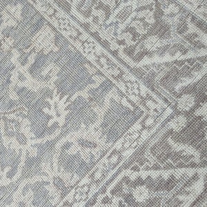 Benedetta 8x9.9 Silver & Grey Oushak | Banana Manor Rug Factory Outlet