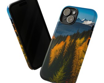 Etui na telefon zaprojektowane ręcznie w górach na iPhone'a, Samsunga i Google Pixel