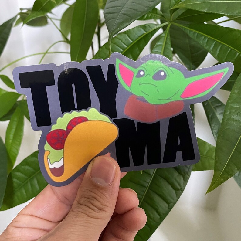 Toyota Decal Decal for Baby Yoda Etsy