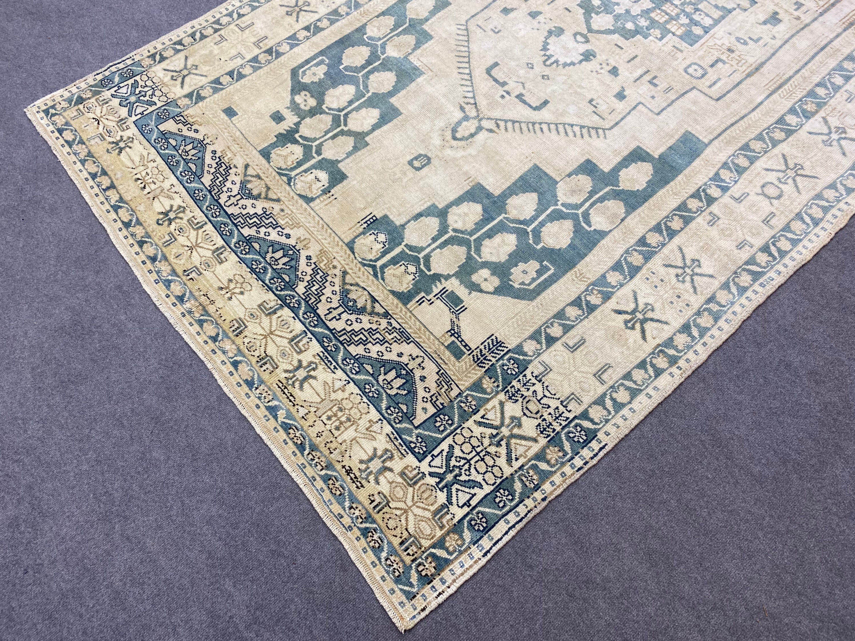 Turkish Handmade Rugs Vintage RugOushak RugAnatolian Rug Etsy