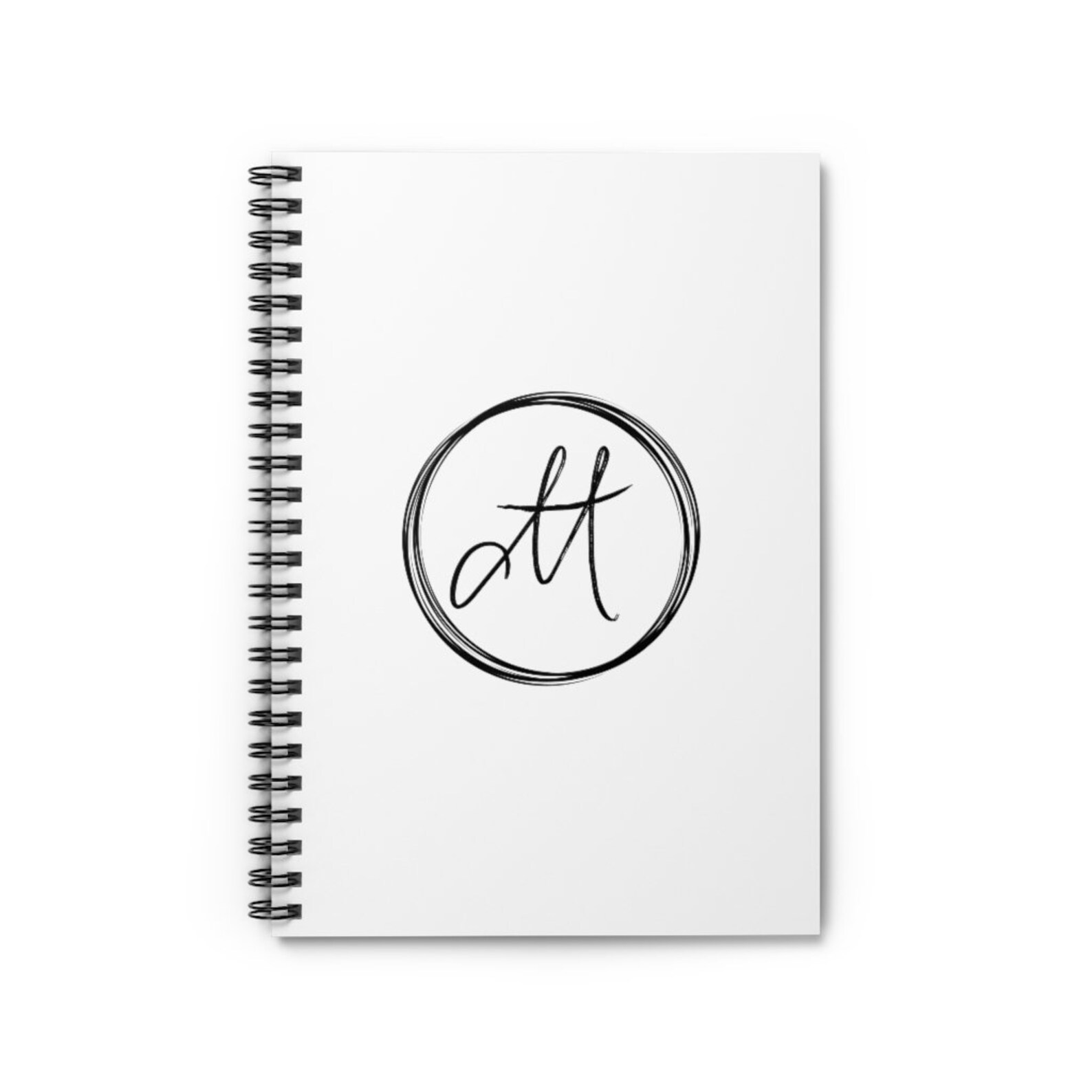 Logo Spiral Notebook Etsy