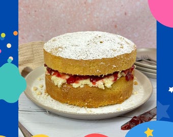 ヴィクトリアスポンジケーキのレシピ