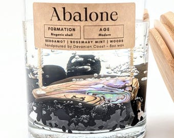 Abalone Treasure Candle • Real Shell Gift • Ocean Decor Candle • Beach Lover Gift • Burn the Candle Keep the Treasure
