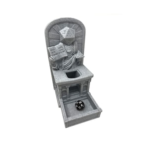 RNGesus Dice Tower | Tabletop Roleplaying Game | Dice Roller | Random 7PCS D20 Dice Set Included |