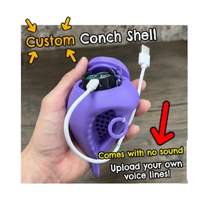 Mystic Conch Shell V5 - Blank Slate Dodaj własne linie głosowe - Podejmowanie decyzji, Wróżenie, Mem, Nowość, Zabawne, Prezent