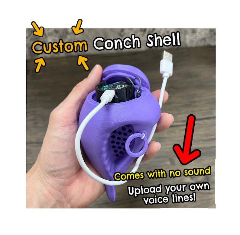 Mystic Conch Shell V5 - Blank Slate Add Your Own Voice Lines - Decision ...