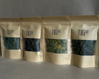 Organic Soursop, Cerasee, Moringa, Vervine Loose Leaf Teas, Jamaican Herbal Blend