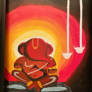Modern Ganesha painting