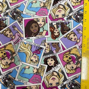Barbie  Quilt Cotton Fabric 100% cotton clothing ,crafts and quilting B.T.Y.3/4,1/2,1/4,fat quarter