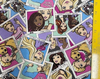 Tkanina na kołdrę Barbie: 100% bawełna do rękodzieła i pikowania