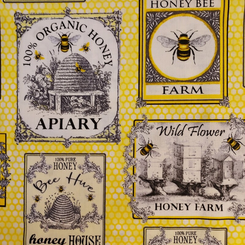 Honey Bee Fabric - Etsy