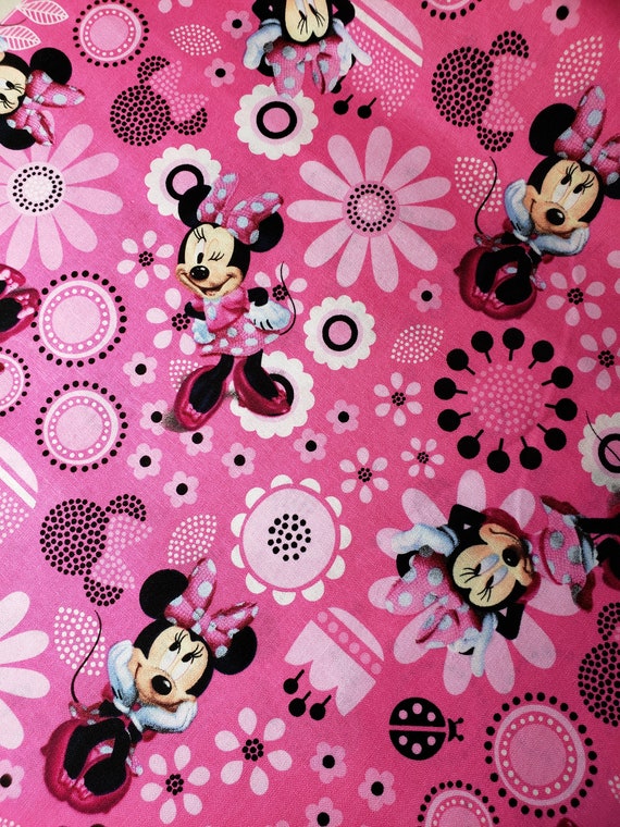 Minnie Maus stoff 100% baumwolle für kleidung, handwerk, nähen, nähen,  nähen, nähen