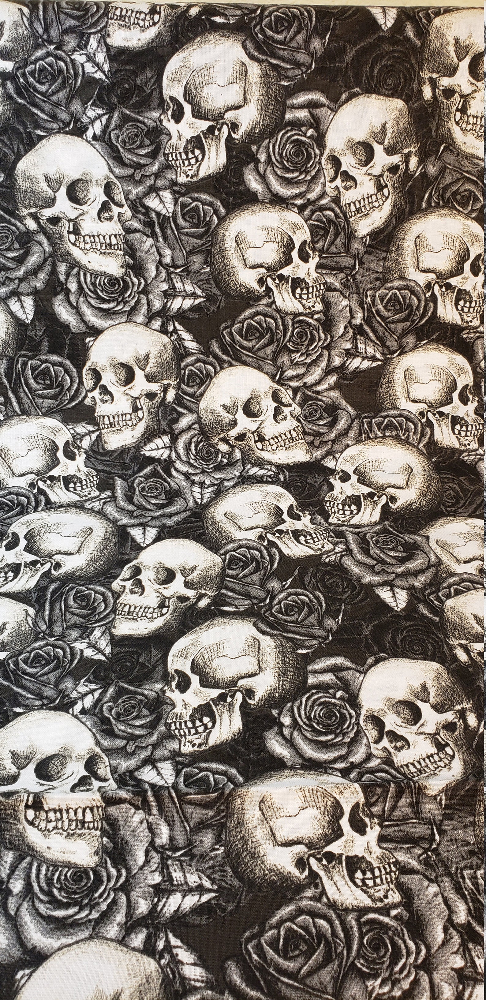 Skulls Fabric by the Yard 100 Cotton for Clothing crafts and Etsy