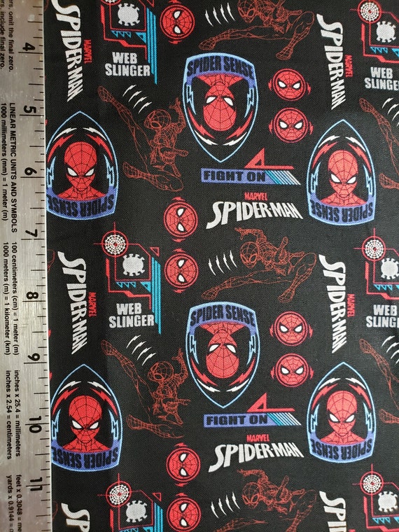 Spiderman - fabric by meter