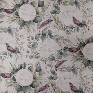 Grow in love Premium Cotton Fabric by the yard 100% cotton for clothing ,crafts and quilting.B.T.Y.1/2,1/4,fat quarter