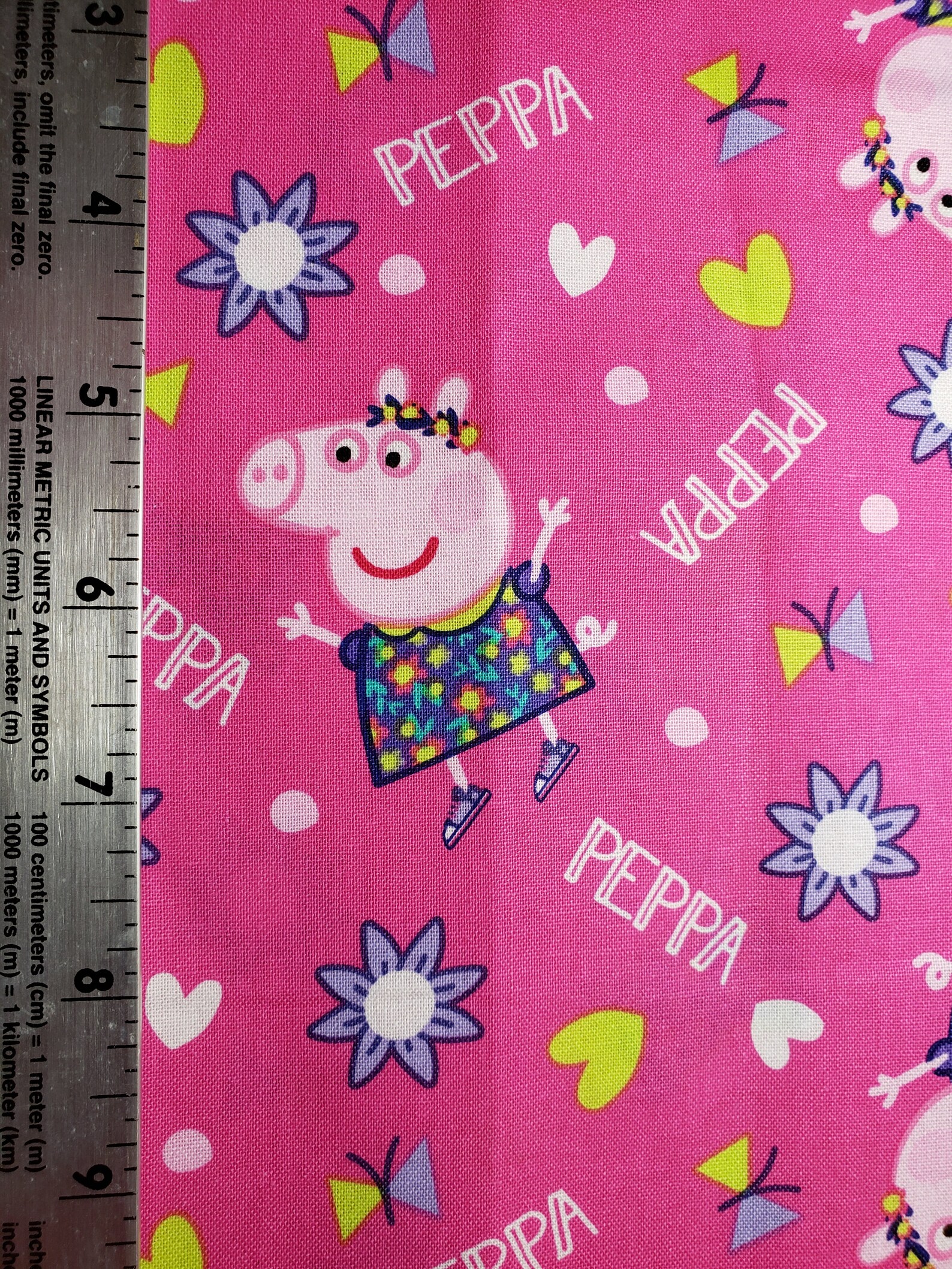 Disney Peppa Pig Toss Fabric Single Yard 100% Cotton for - Etsy
