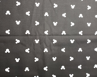 Mickey Heads Fabric - Etsy