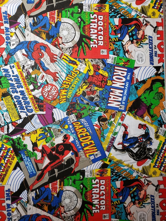 Meterware Jersey Stoff Marvel Marvel Comics Comic Stoff Meterware