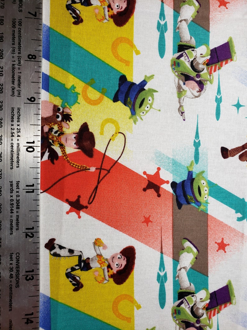 toy story cotton fabric