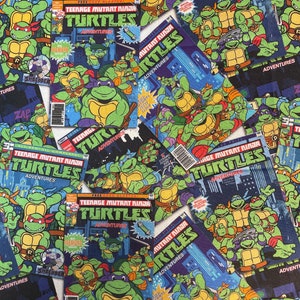 Teenage Mutant Ninja Turtles TMNT 100% cotton for clothing ,crafts and quilting ,fat quarter