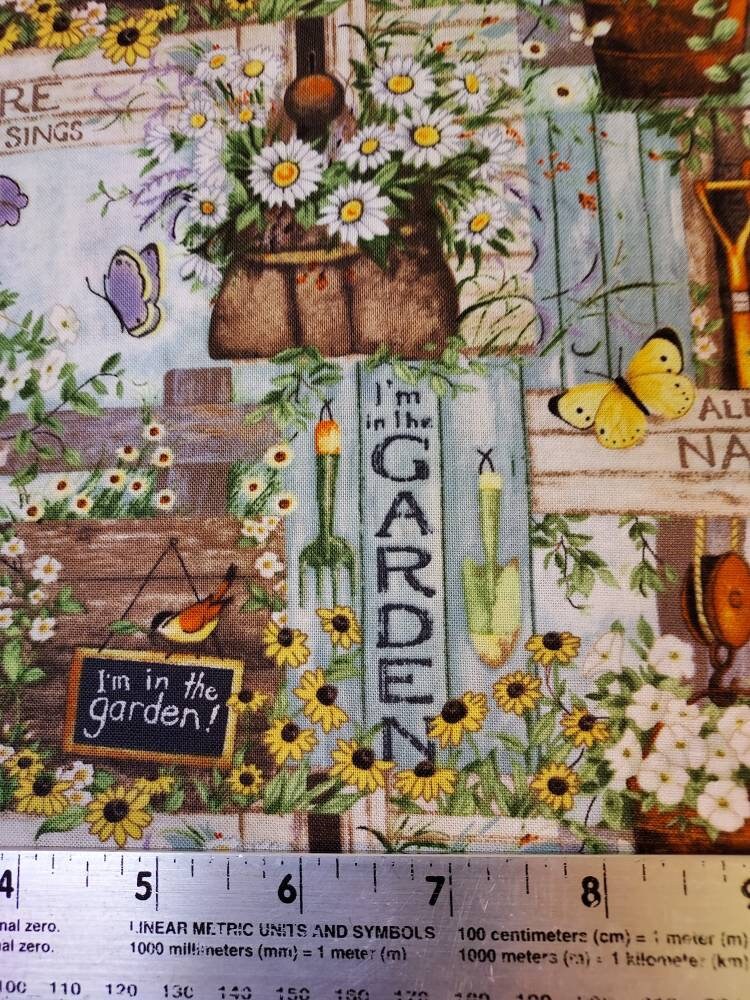 Susan Winget in the Garden Patch Premium Cotton Fabric 100% - Etsy
