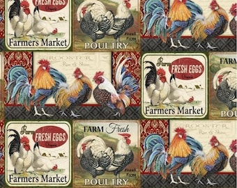 Hahn Baumwollstoff: David Textiles Rise and Shine Patch