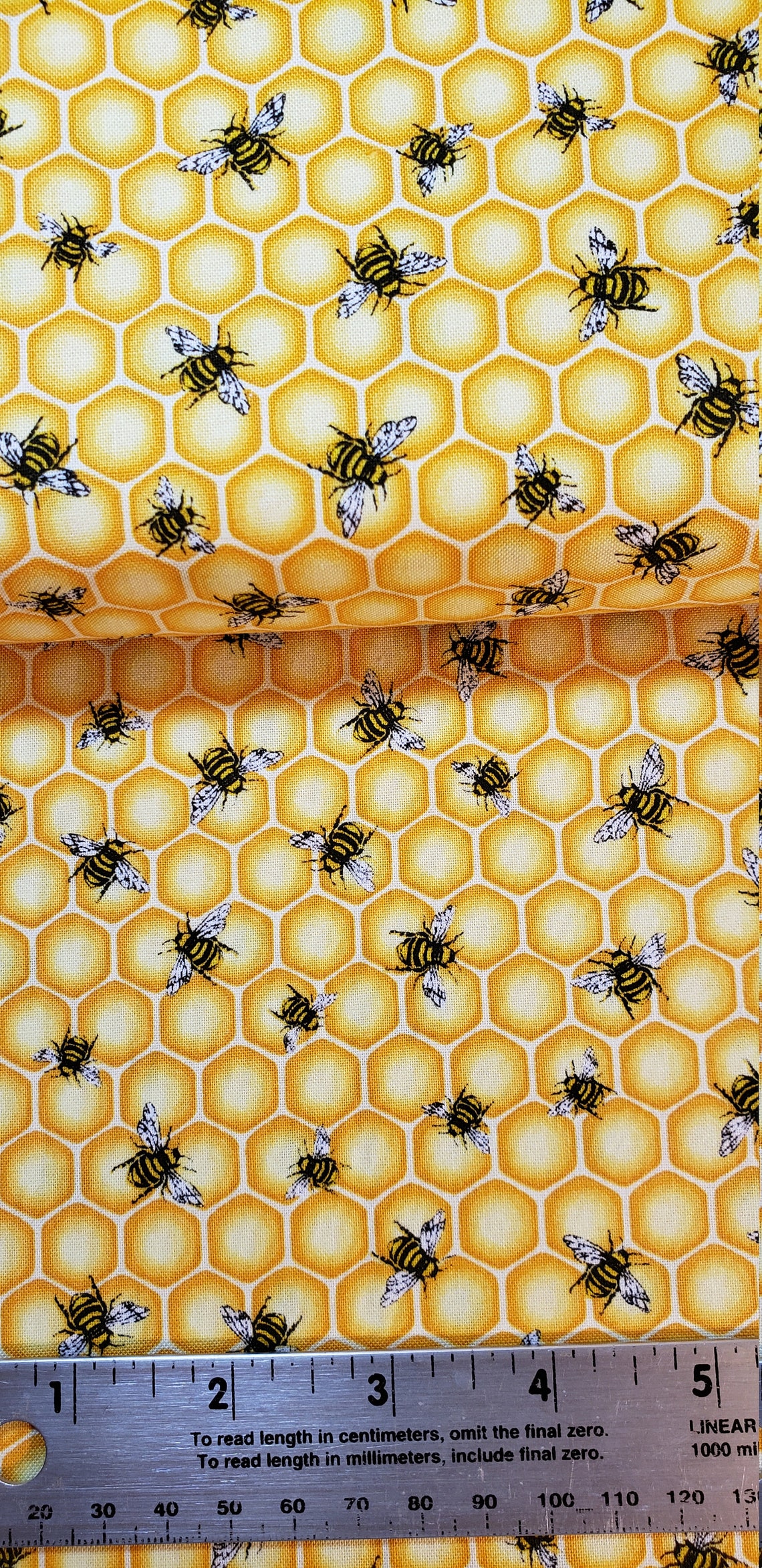 Bee on Premium Fabric by the yard 100 cotton for Etsy