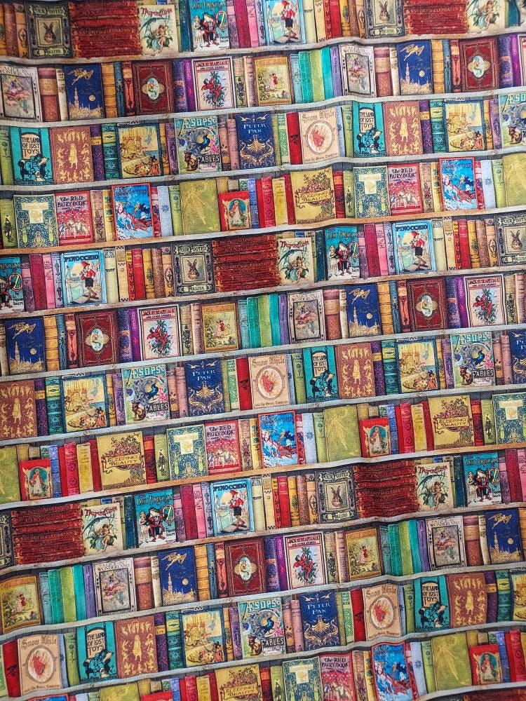 Robert Kaufman Library of Rarity Books .quilting Fabric by the Etsy