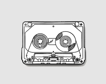 Cassette Tape | Enamel Pin