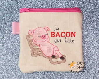 Bacon Makeup Bag Etsy