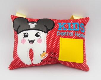 Boy Mouse Shaped My Lost Tooth Fairy Pillow | Personalized Tooth Bag | Tooth Pillow  | Tooth Fairy Door Hanger | Plush Stuffed Tooth Pocket