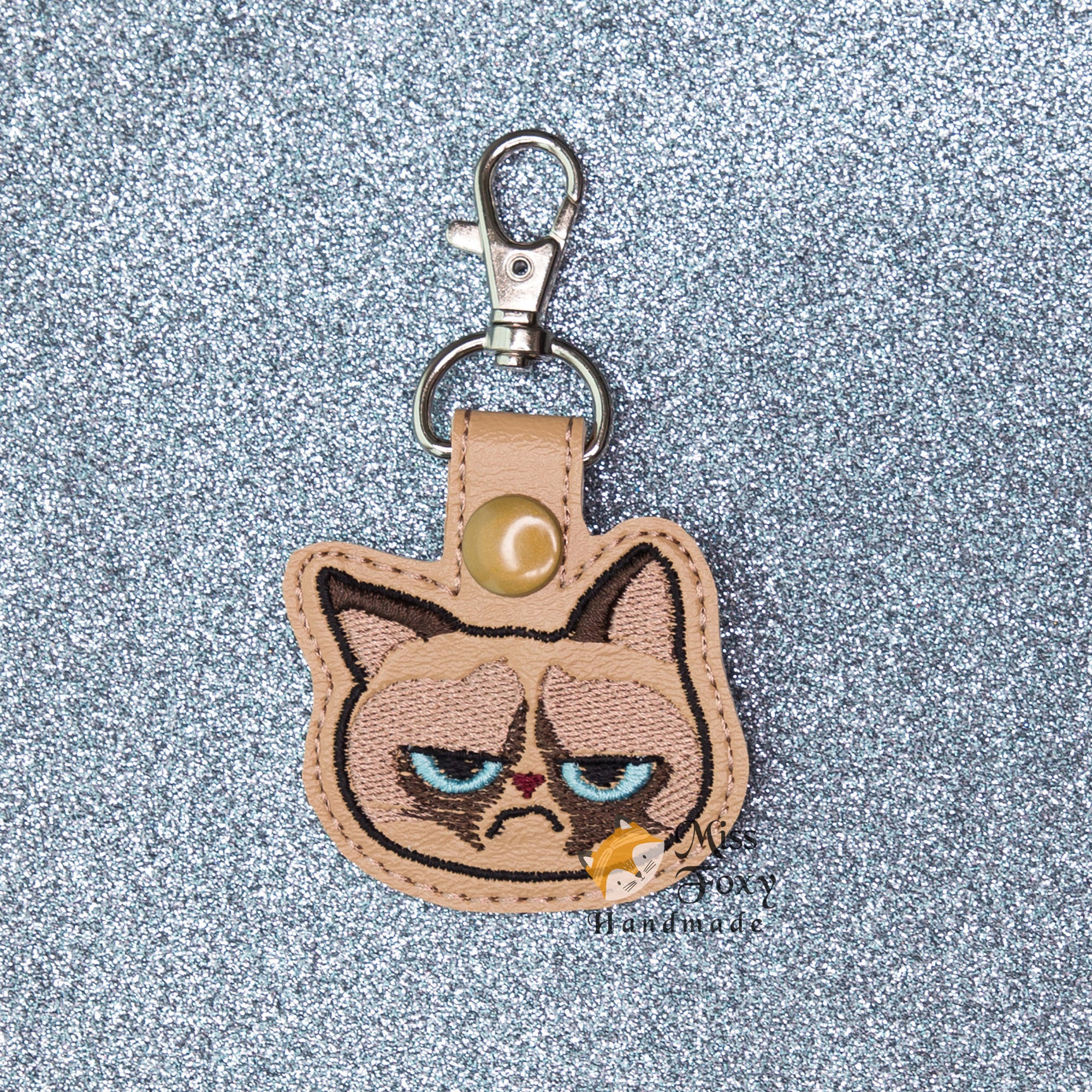 Grumpy cat keychain best sale