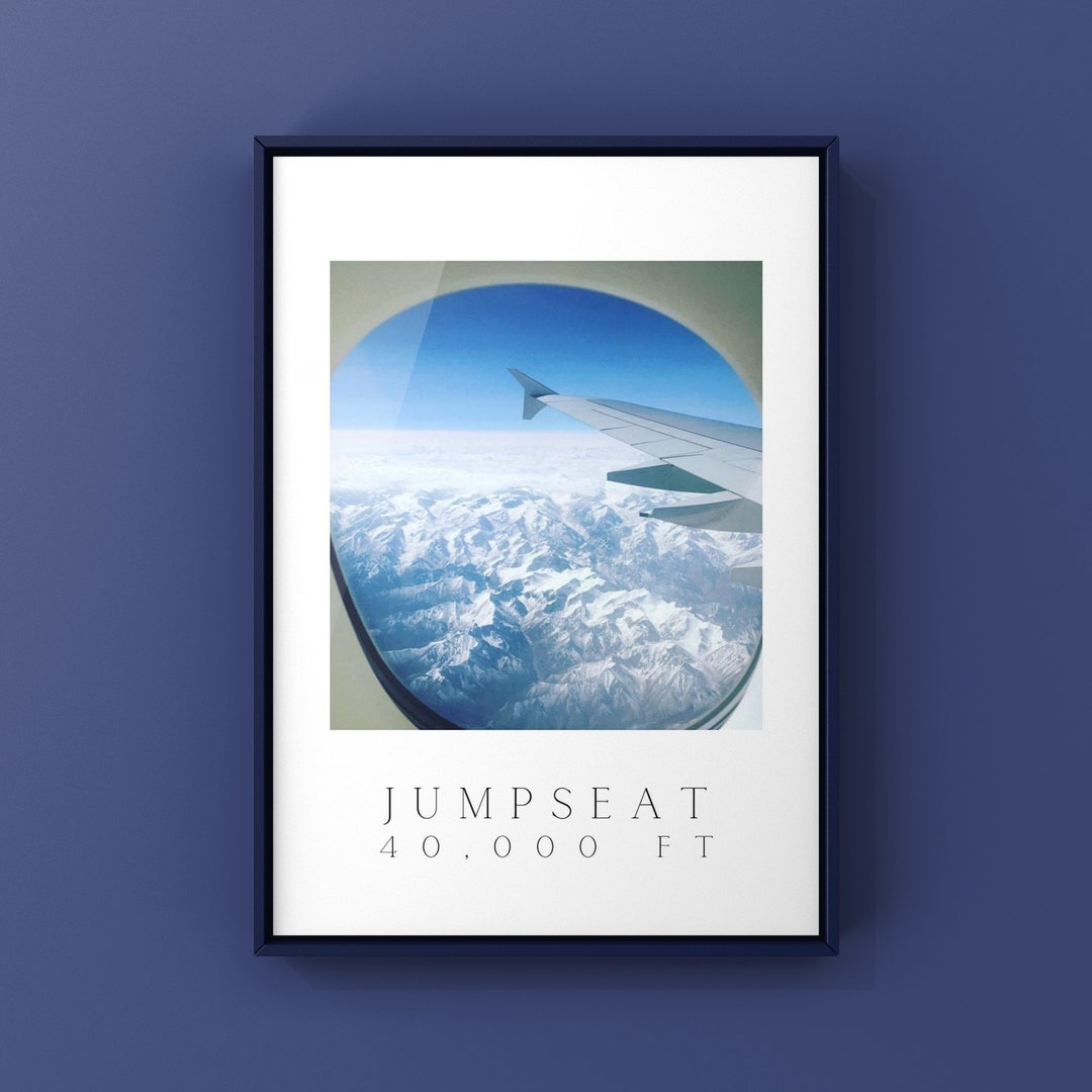 Jumpseat 40000 Ft Travel Photo Print 