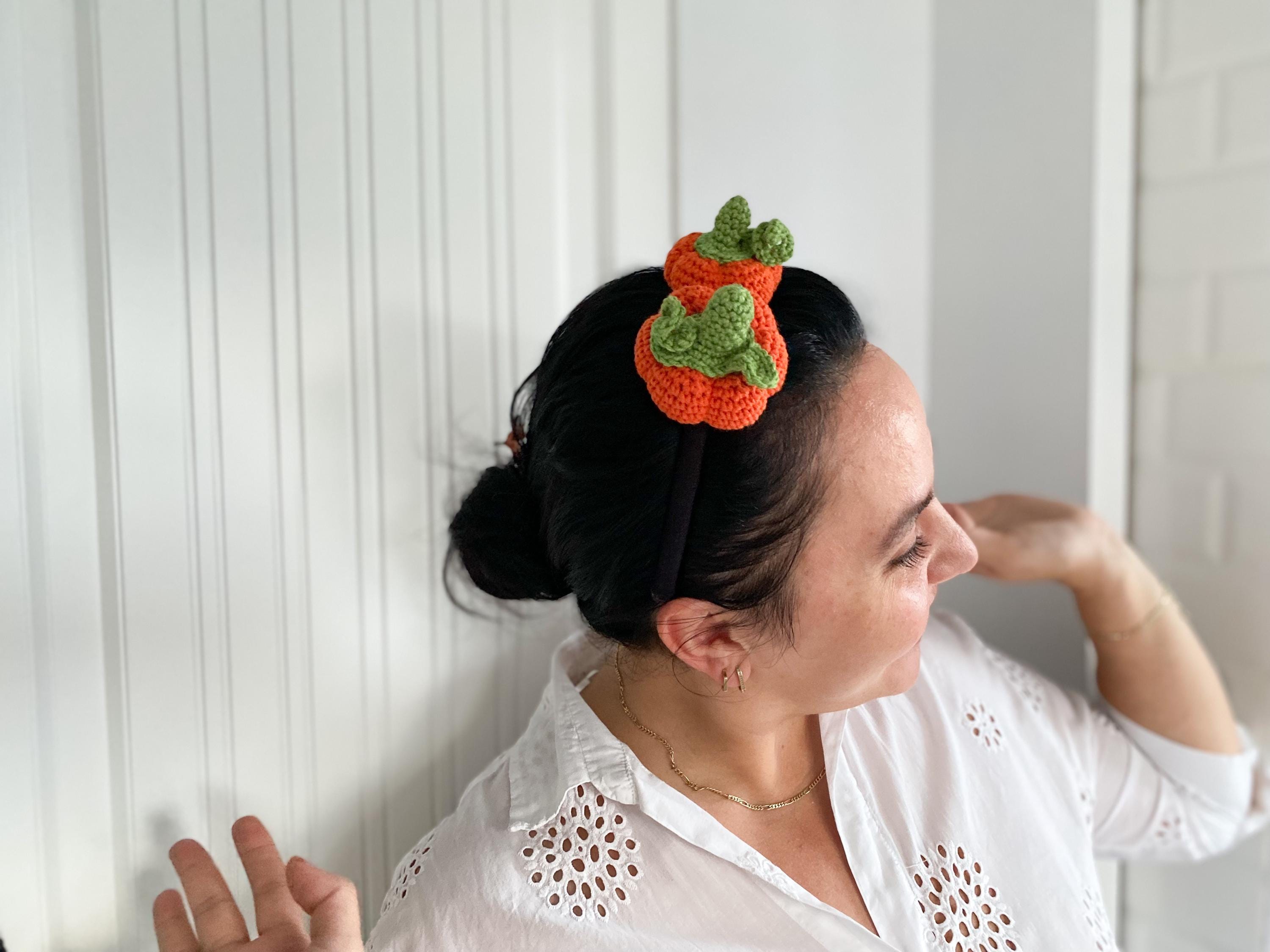 Fall Pumpkin Headband, Halloween Costume Hair Accessories 